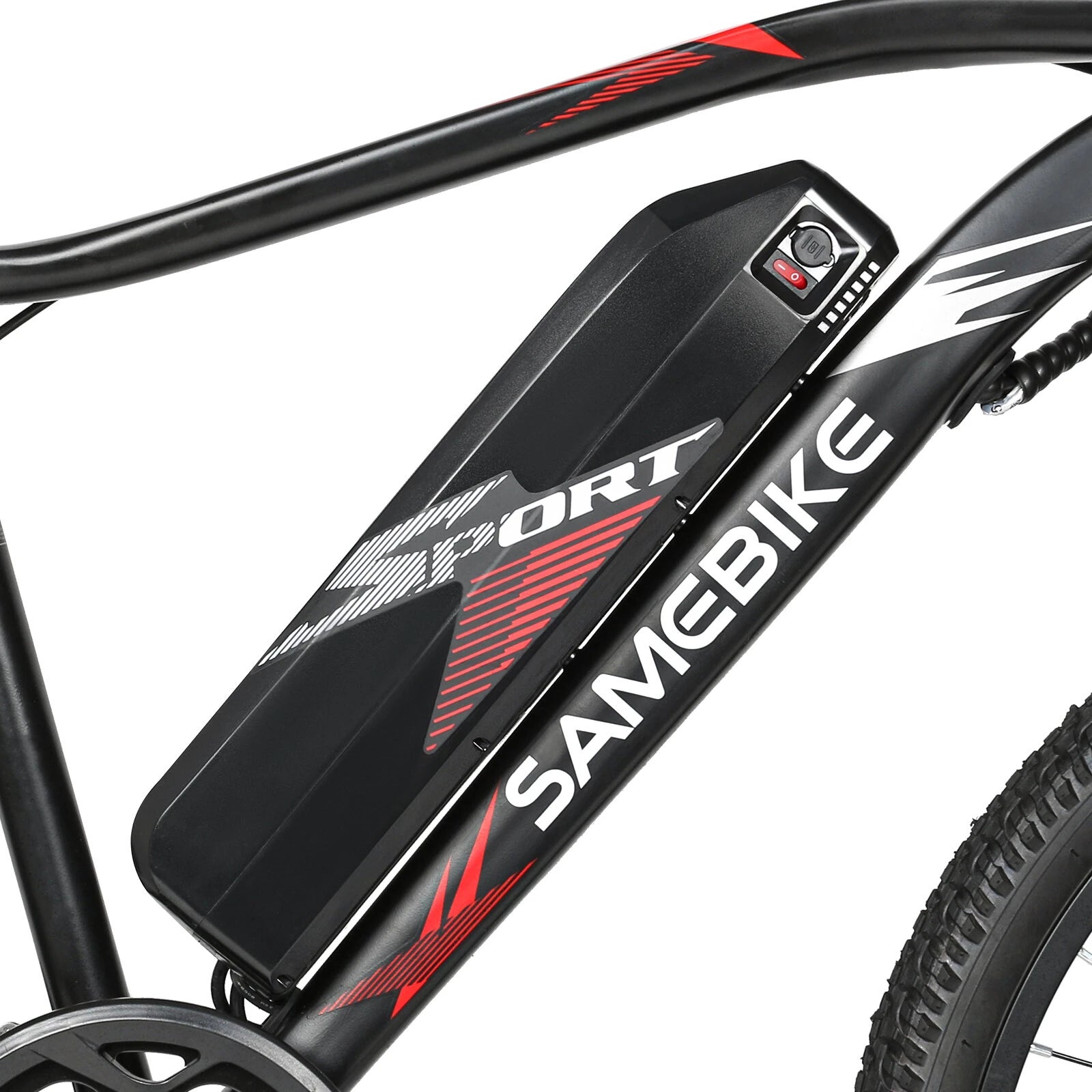 Electric Bicycle 36V 13Ah 350W Motor ecommended Top Speed 25KM/H 24 Inch Tires 90km Max Range 150kg Max Load 7 Speed Shiman0 Gear System