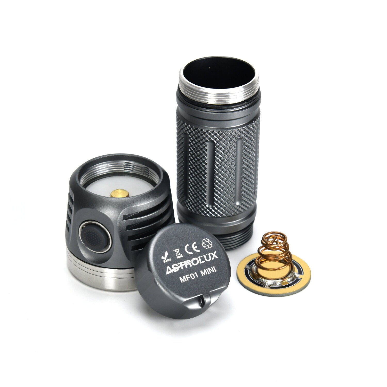 5500LM CRI95 Type-C Rechargeable Campact EDC Flashlight 26650 21700 18650
