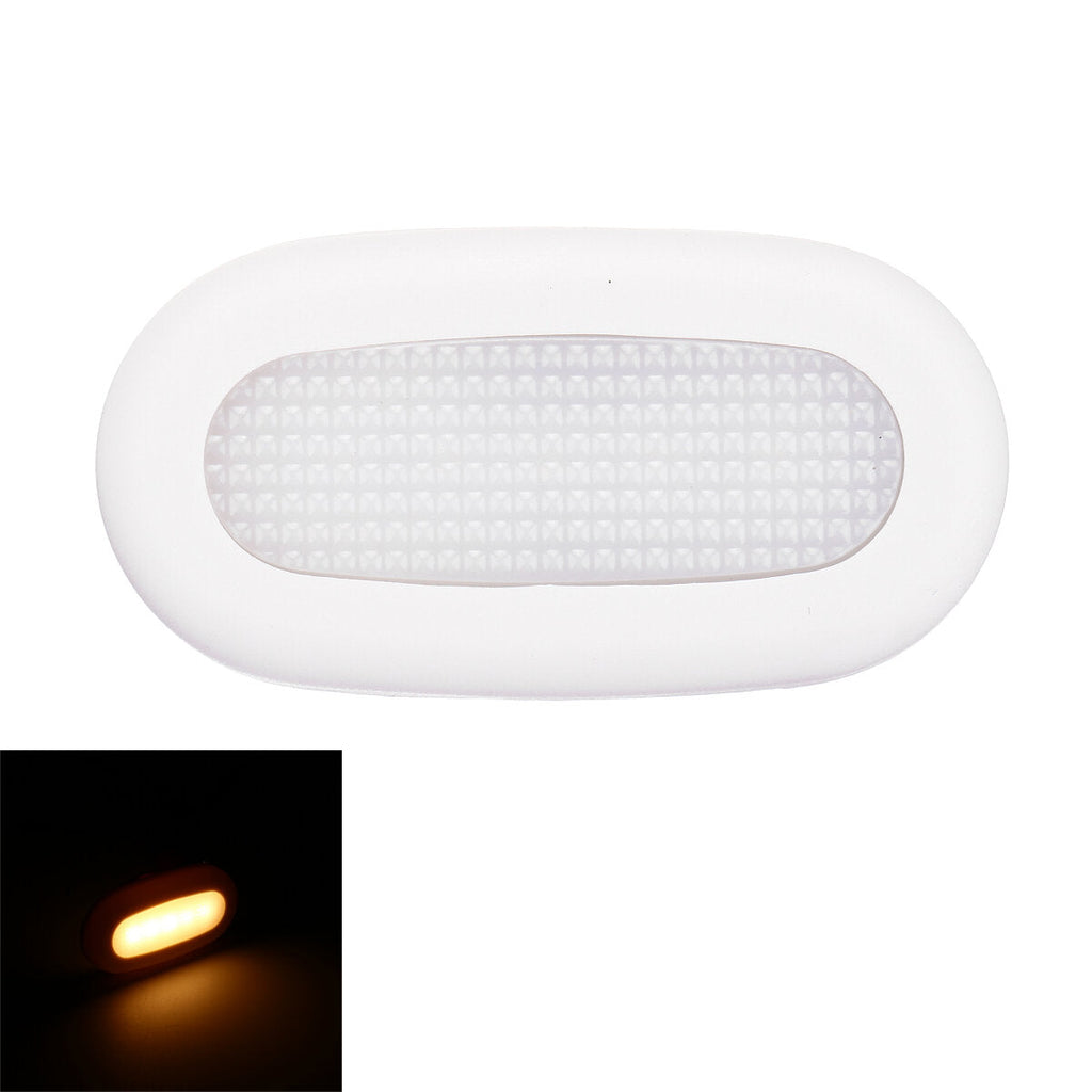 12V LED Marine Boat Yacht Transom Lights PC Anchor Stern Warm White Lamp Waterproof