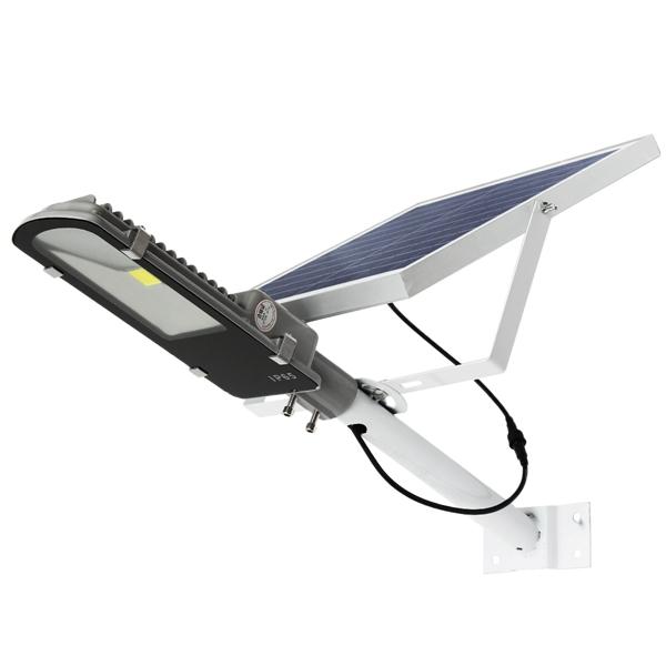 24W Solar Powered LED COB Light-controlled Sensor Street Road Light Waterproof for Outdoor Garden