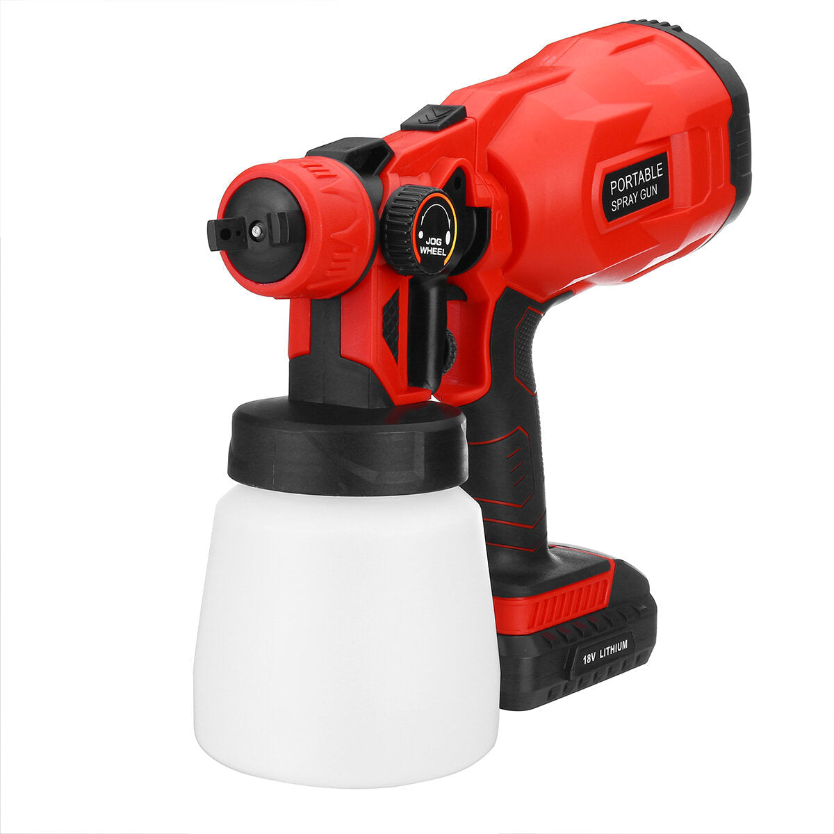 Electric Cordless Spray Guns 800ml Household Paint Sprayer High Pressure Flow Control Easy Airbrush