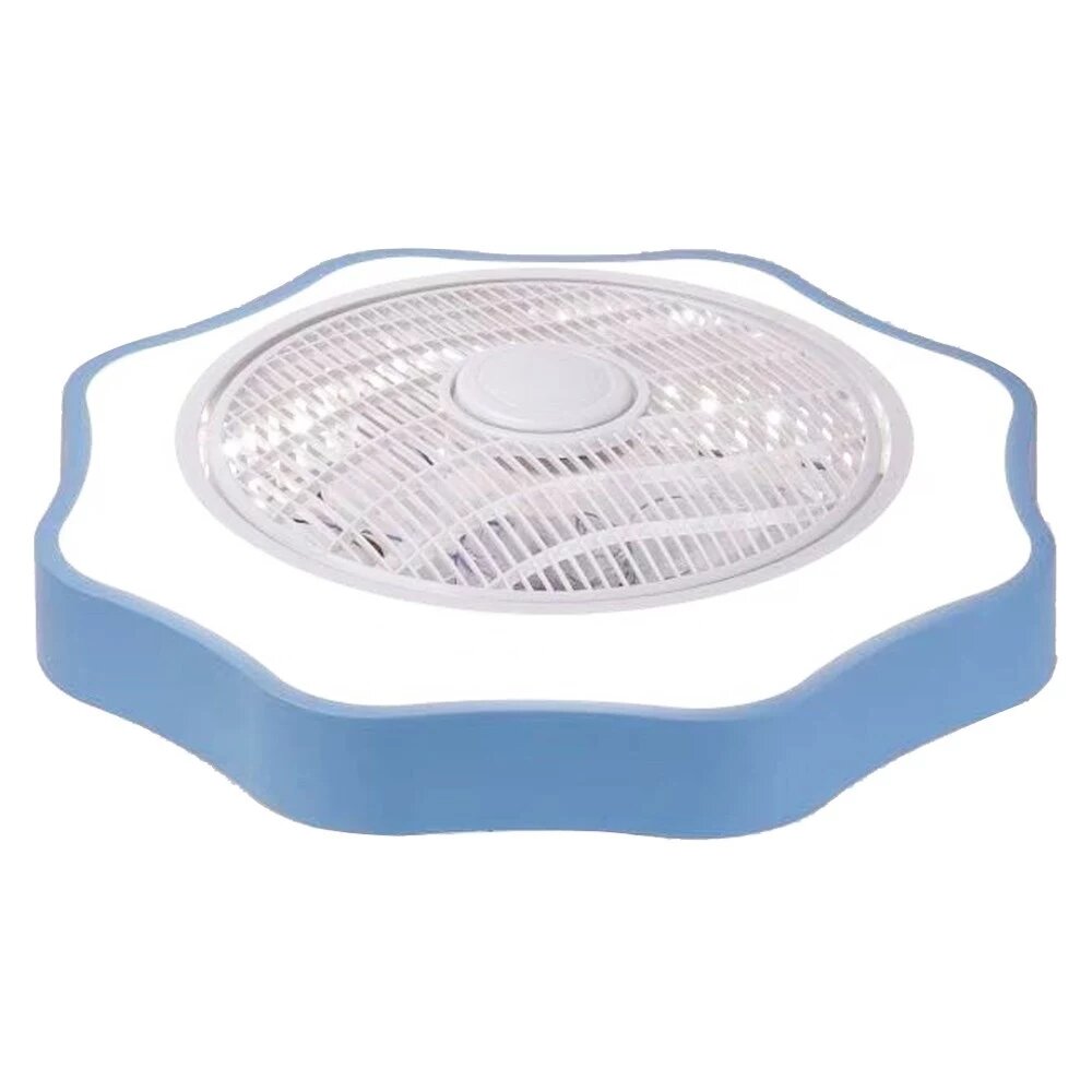 36W 110/220V Ceiling Fan with Lighting LED Light Stepless Dimming Adjustable Wind Speed Remote Control