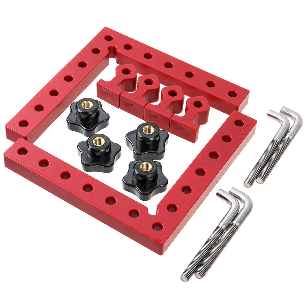 90° Right Angle Positioning Clamp Set for Woodworking - 120/160MM L-Shaped Fixture for DIY Projects and Assembly Tools