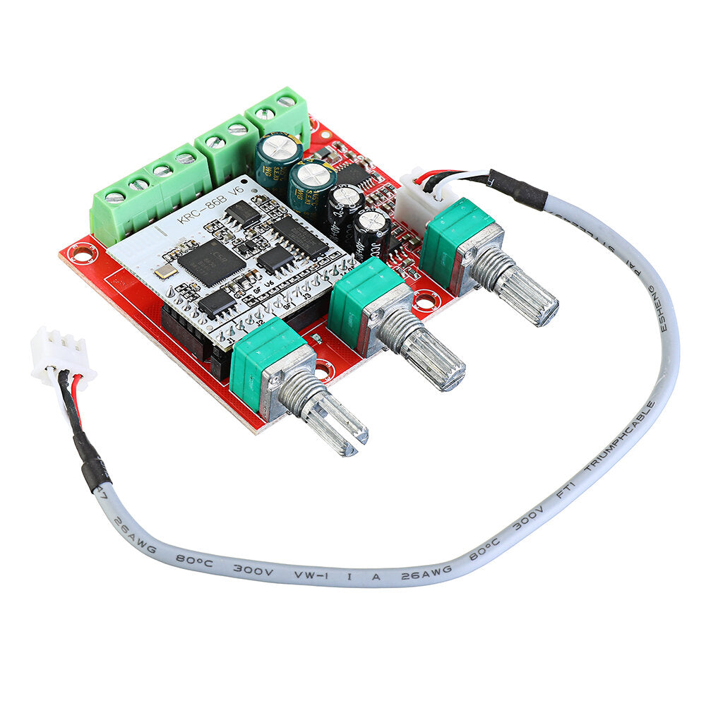 15Wx2 + 30W 2.1 Channel Bluetooth Subwoofer Amplifier Speaker Board Digital Active Lossless Computer Sound Amplifier DC 8-20V
