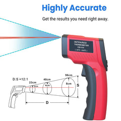 Industrial Laser Infrared Thermograph For Cooking Oven Temperature Testing