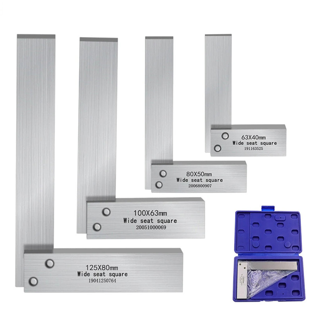 High-Quality Stainless Steel Angle Gauge for Accurate Measurement in Woodworking & Workshop - 63mm to 125mm Sizes Available