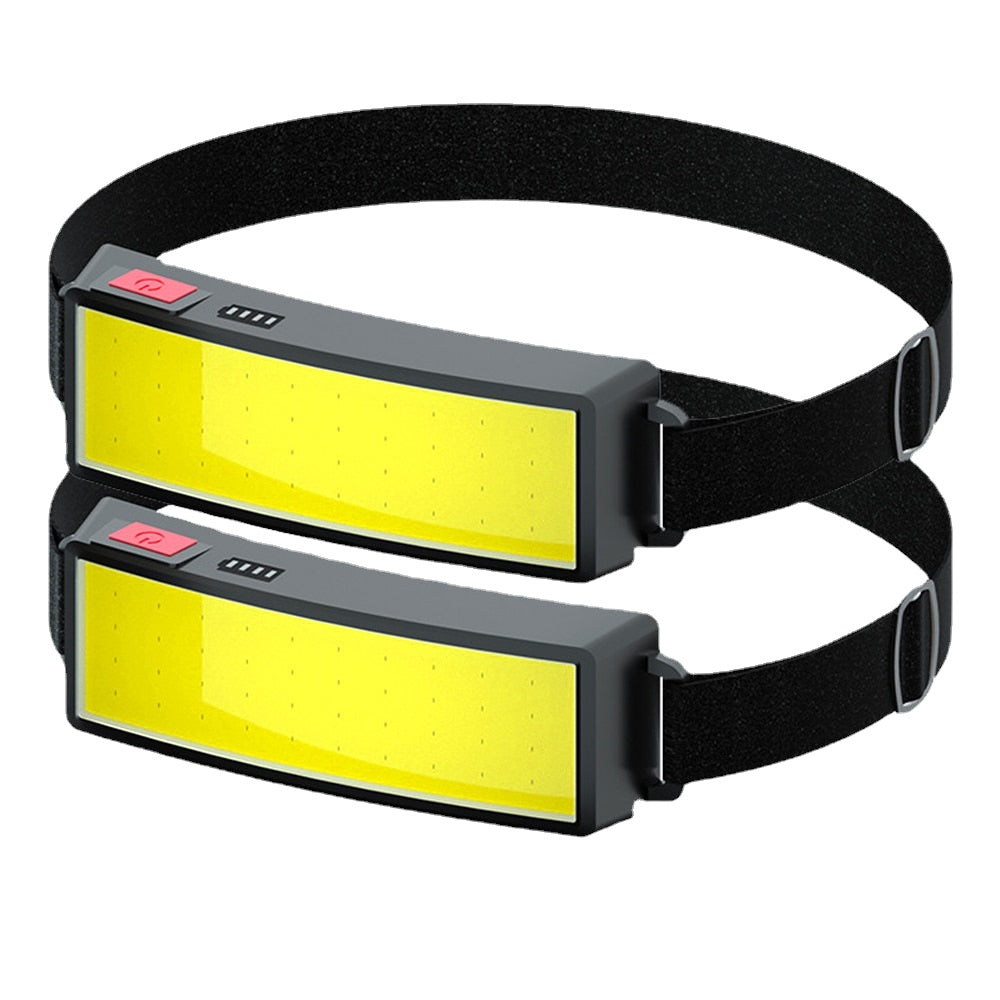Trend Cob Headlights Outdoor Household Portable LED Headlight with Built-in 1200mah Battery USB Rechargeable Head Lamp