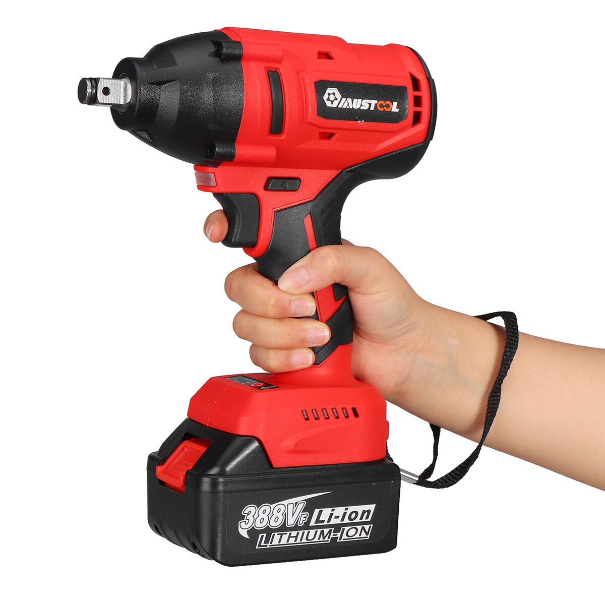 1200N.m 3-IN-1 Switch 1/2" 6200rpm Electric Wrench Woodworking Tool