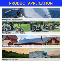 2/4PCS/Set 280Ah 3.2V Lifepo4 Energy Storage Box Lithium Iron Battery for Home Car RV Van Boat Golf Cart Motorcycle Scooter