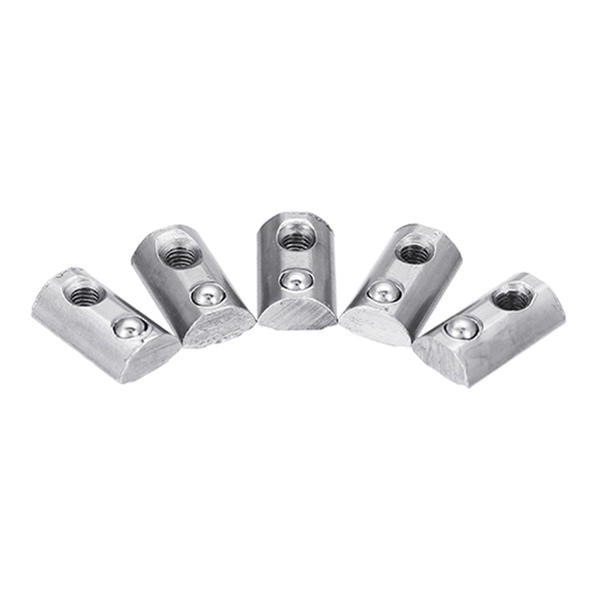 10pcs 20M4 Elastic Nut T Roll Ball Spring Nuts for 2020 Series Aluminum Extrusion Profile