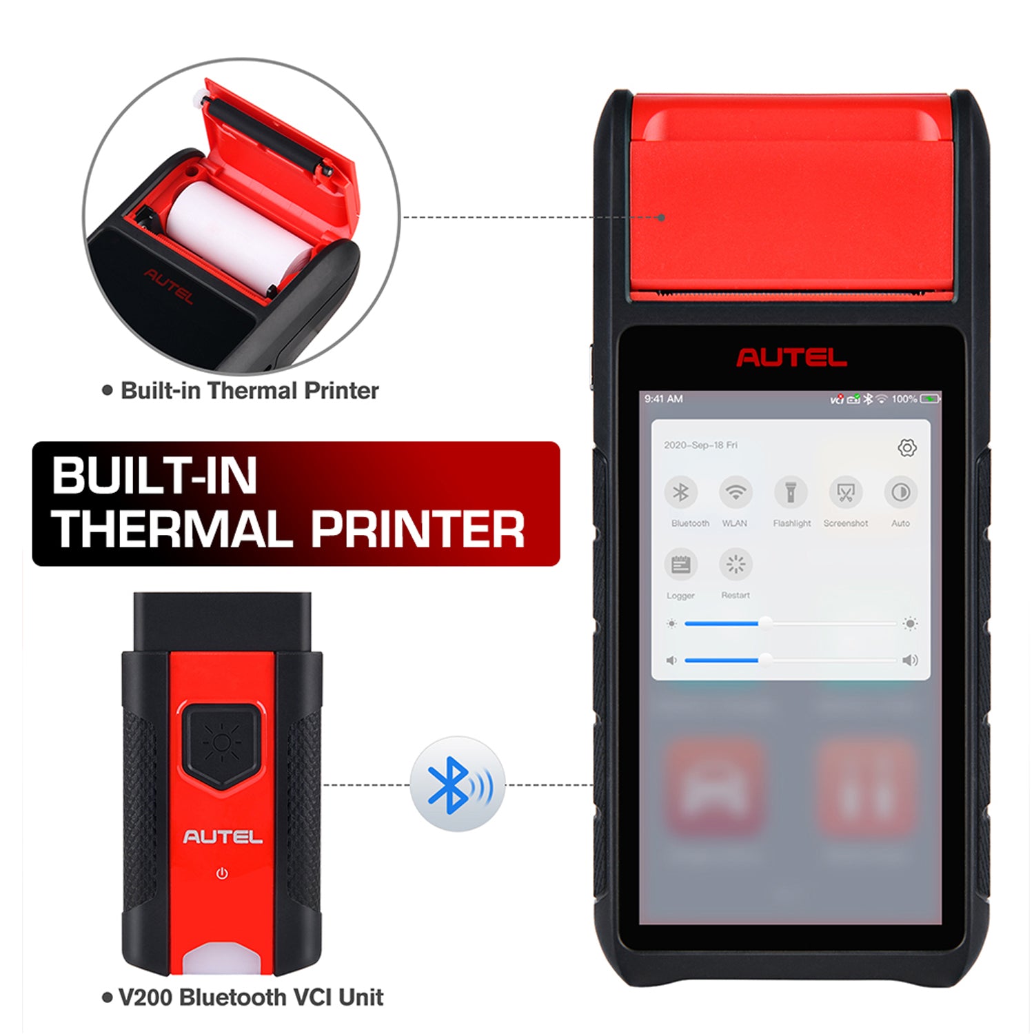 Car Battery Tester Scanner 12V 24V 100-3000 CCA Battery Analyzer All System Diagnostic Battery Registration Tool