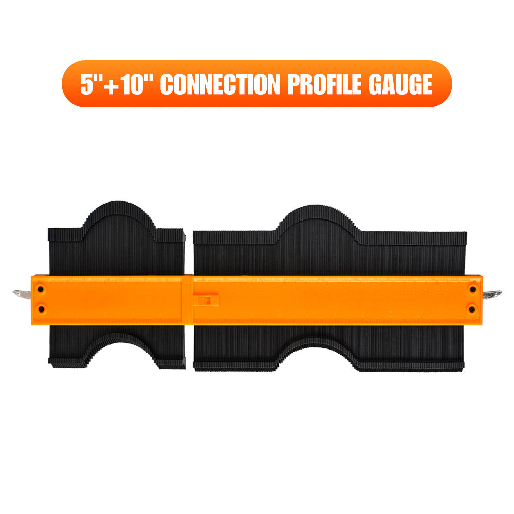Profile Contour Gauge - High Precision Tracing Tool for Woodworking, Tiling, and Molding - Durable ABS Plastic, Easy to Use