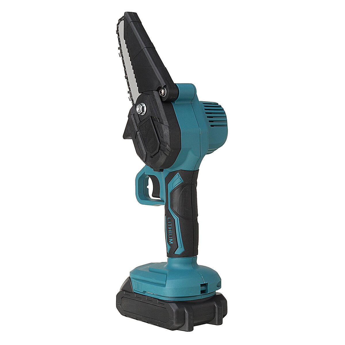 21V 4/6 Inch Cordless Electric Chain Saw One-Hand Saw Mini Portable Woodworking Wood Cutter