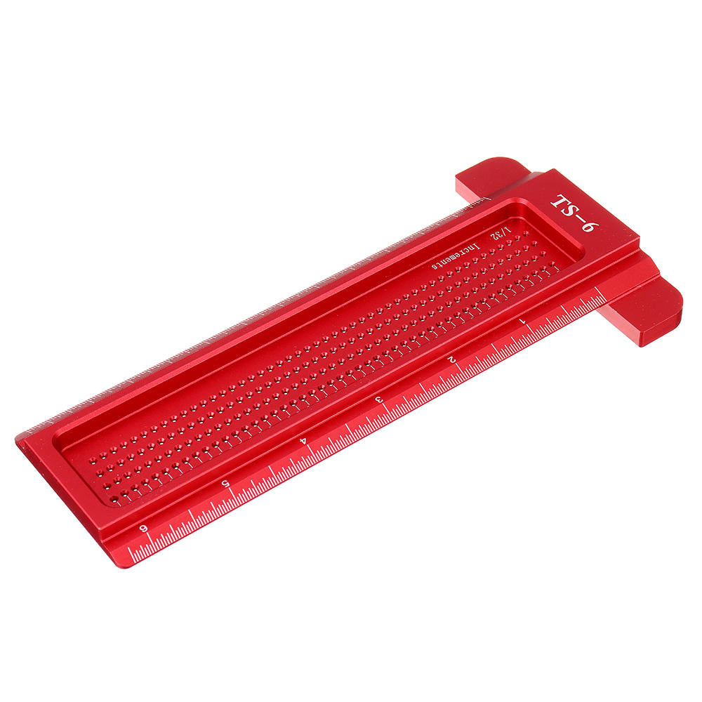 Aluminium Alloy TS 3 to 8 Inch Hole Positioning Measuring Ruler Precision Marking T Ruler