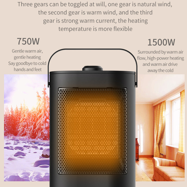 Electric Fireplace Portable Heater 110V/220V for Home - PTC Room & Fan Heating