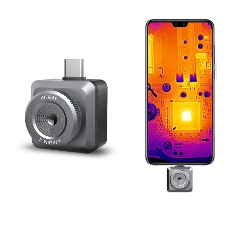 GreenZech Mobile 256 Pro-M | Manual Focus Smartphone Thermal Camera | 256x192 HD Infrared Imager for PCB & Professional Testing