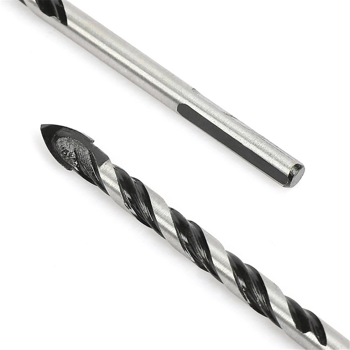 3/4/5/6/8/10/12mm Triangle Twist Drill Bit Concrete Glass Ceramic Tile Marble Drill Bit Pack7