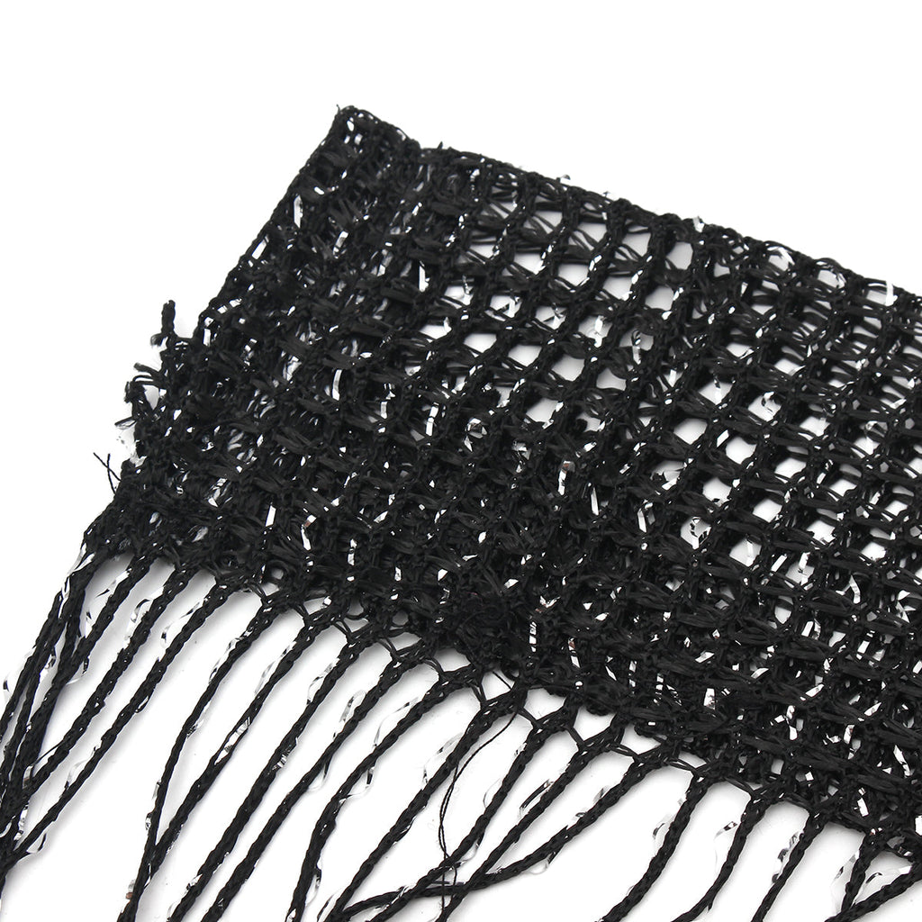 String Door Curtains Bead Window Panel Room Divider Crystal Tassel Fringe Beaded