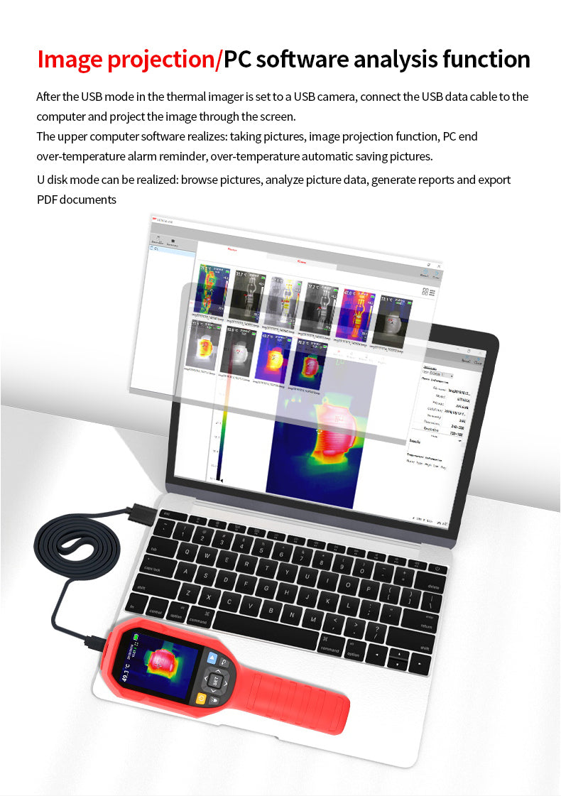 GreenZech Industrial 260 Pro | 256x192 HD Thermal Imaging Camera | Professional Handheld Infrared Diagnostic Imager