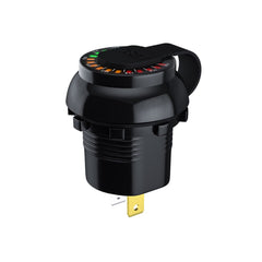 Dual USB Charger Quick Charge Socket Adapter Power Outlet With Voltmeter Display For Car Motorcycle Boat