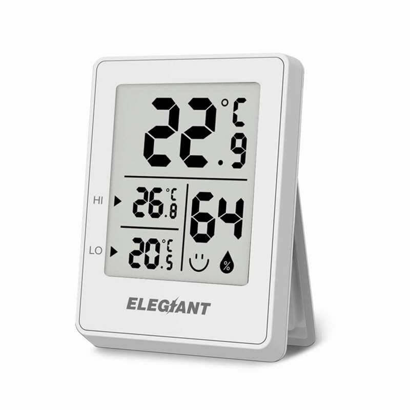 Digital Thermometer Hygrometer Home Electronic Indoor Outdoor Hygrometer Temperature Sensor Monitor Stand