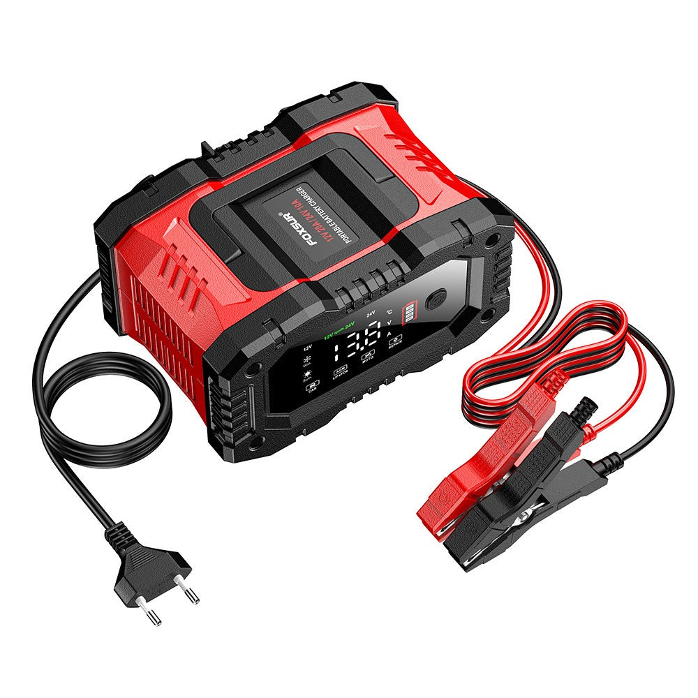 GreenZech Elite 7S Smart Battery Charger (20A/10A) for 12V/24V LiFePO4 & Lead-Acid