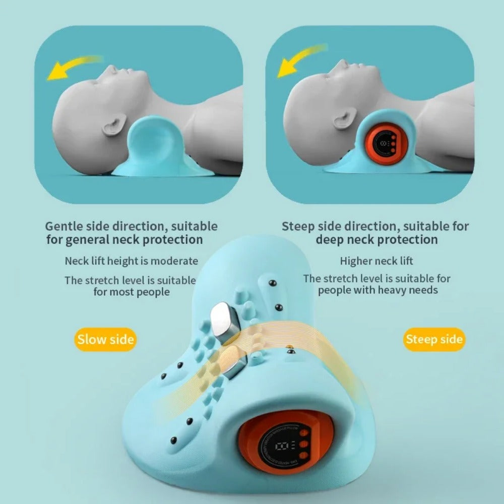 Multifunctional Infrared Neck Massager with Vibration & Heating for Cervical Support and Relaxation