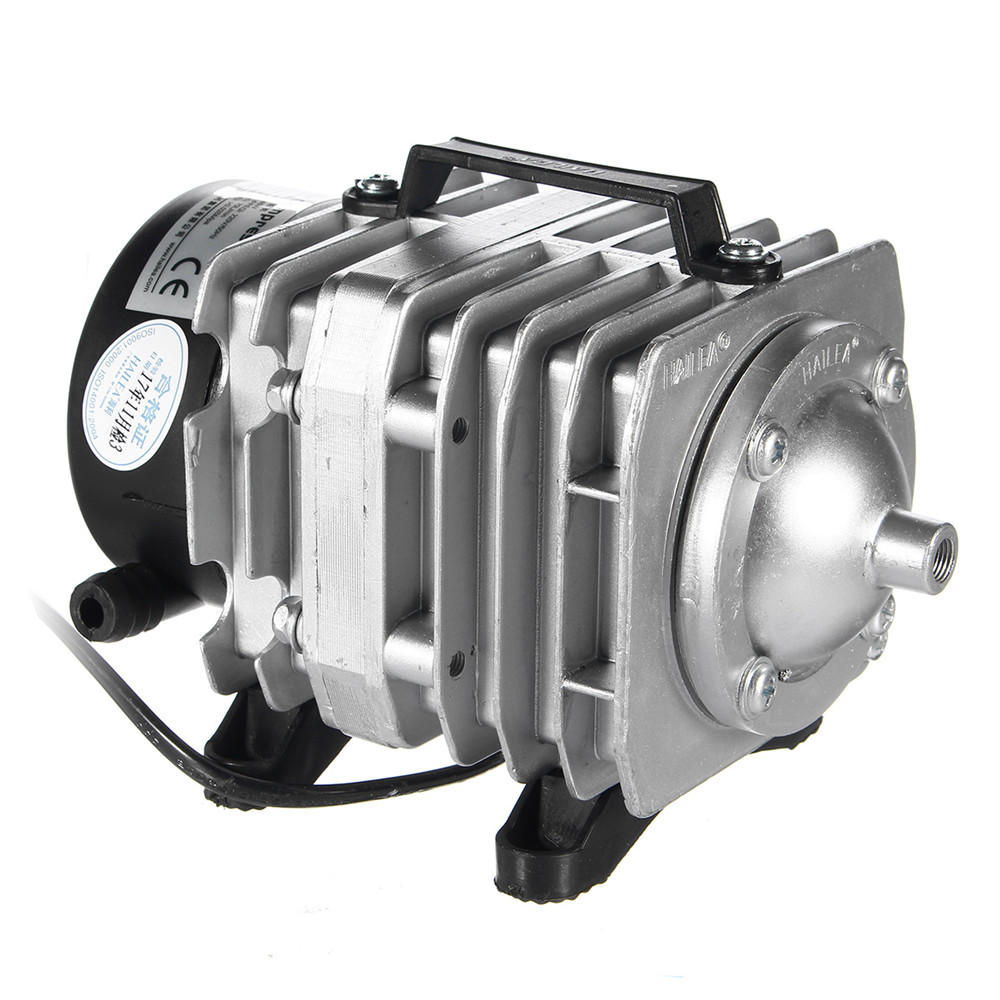 45W 220V 70L/Min Portable Electromagnetic Air Compressor Air Pump For Aquarium Hydroponic Systems