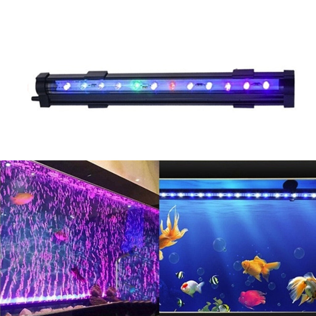 Aquarium Multicolor Tank Fish LED Lights Underwater Waterproof Lamp