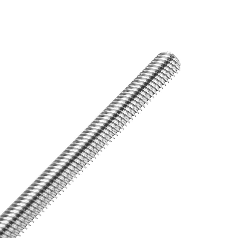 150mm T6 Lead Screw 6mm Thread 1mm Pitch Lead Screw with Flange Copper Nut