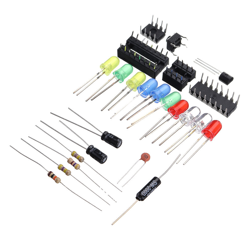 3Pcs Lucky Turntable Electronic DIY Kit Soldering Practice Circuit Board Experiment Training Parts