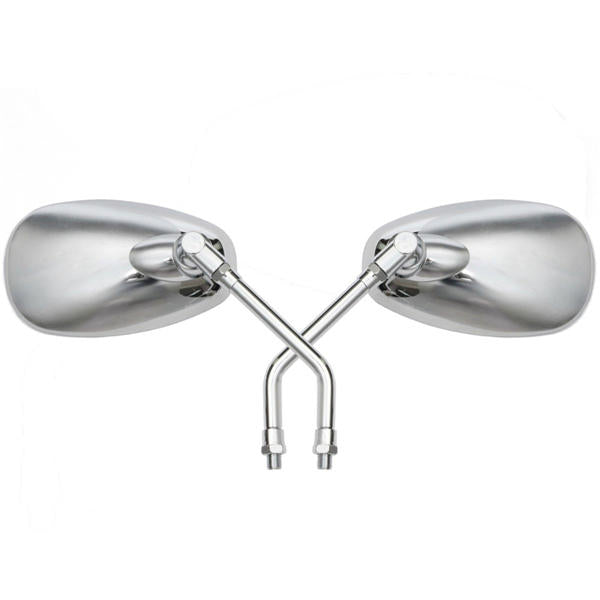 10mm Motorcycle Motor Bike Rear View Side Mirror For Honda/Kawasaki/Suzuki