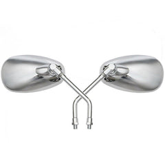 10mm Motorcycle Motor Bike Rear View Side Mirror For Honda/Kawasaki/Suzuki