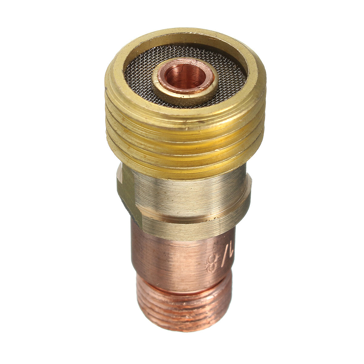 Brass Collets Stubby Gas Lens Connector With Mesh For Tig WP-17/18/26 Torch
