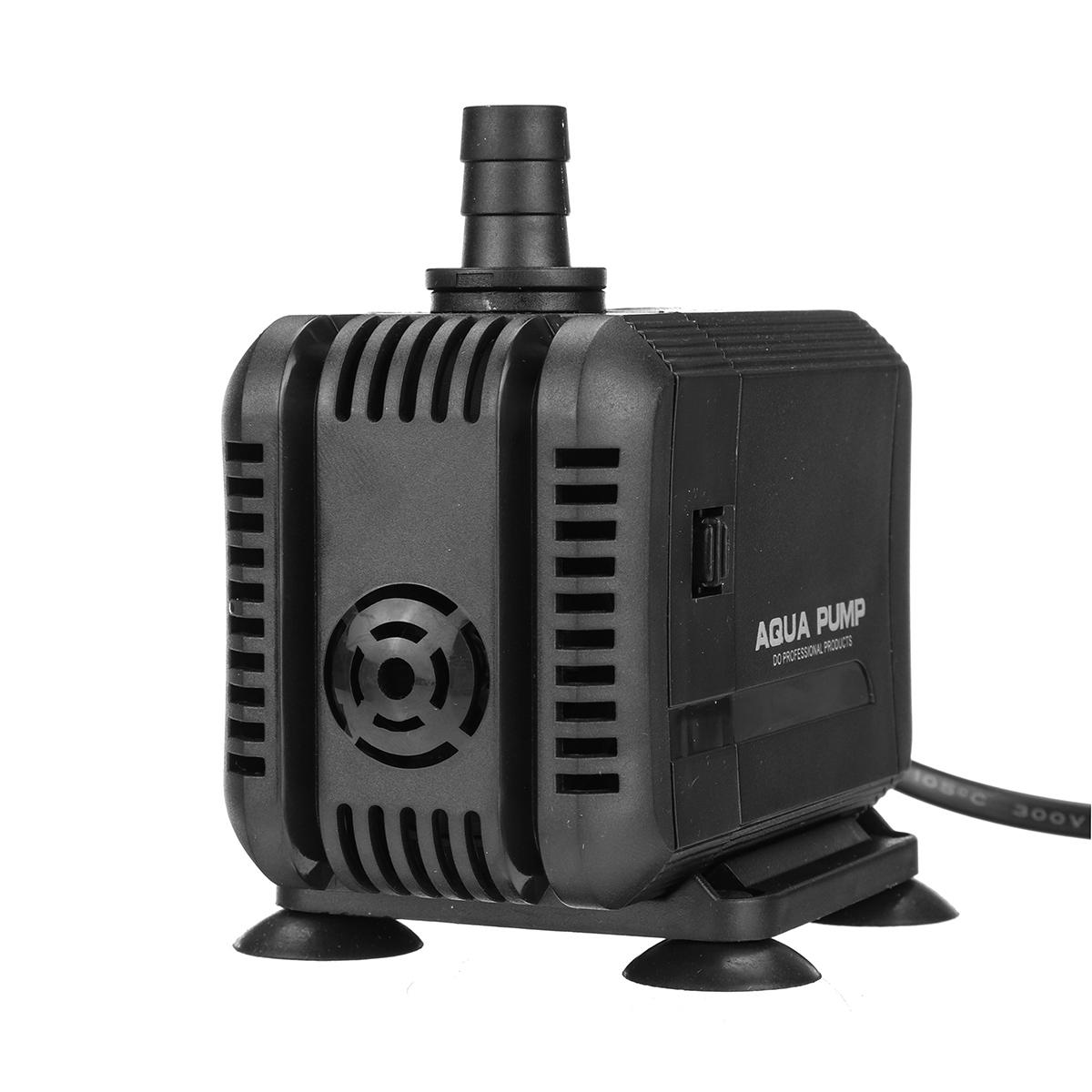 Ultra Quiet Motor Submersible Adjustable Water Pump Aquarium Fish Tank Water Pumps