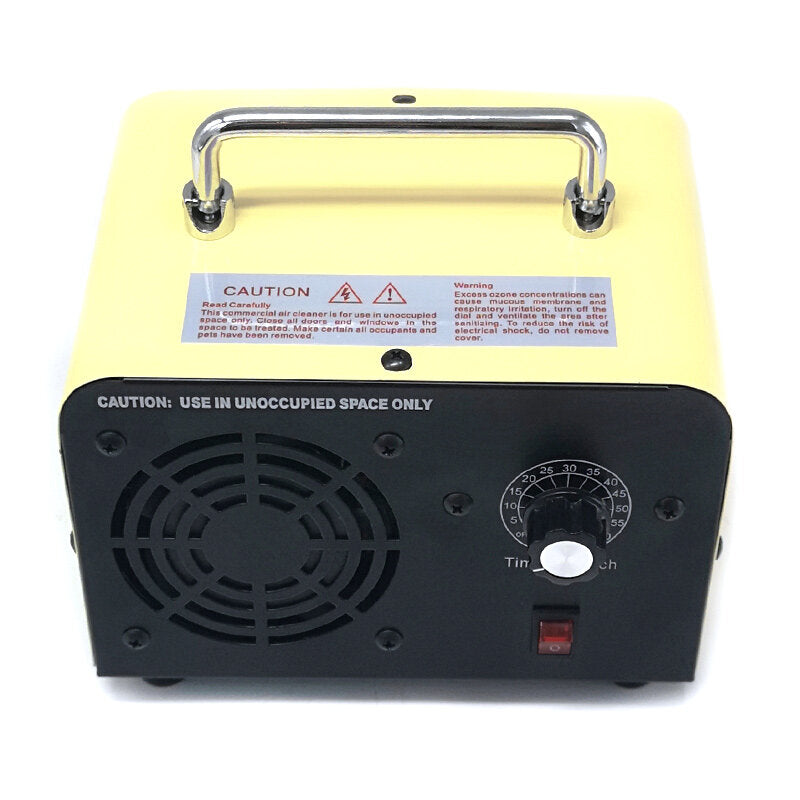 Portable Knob Control Ozone Oxygen Disinfection Machine Ozone Generator For Home Office Shop With Reversible Handle