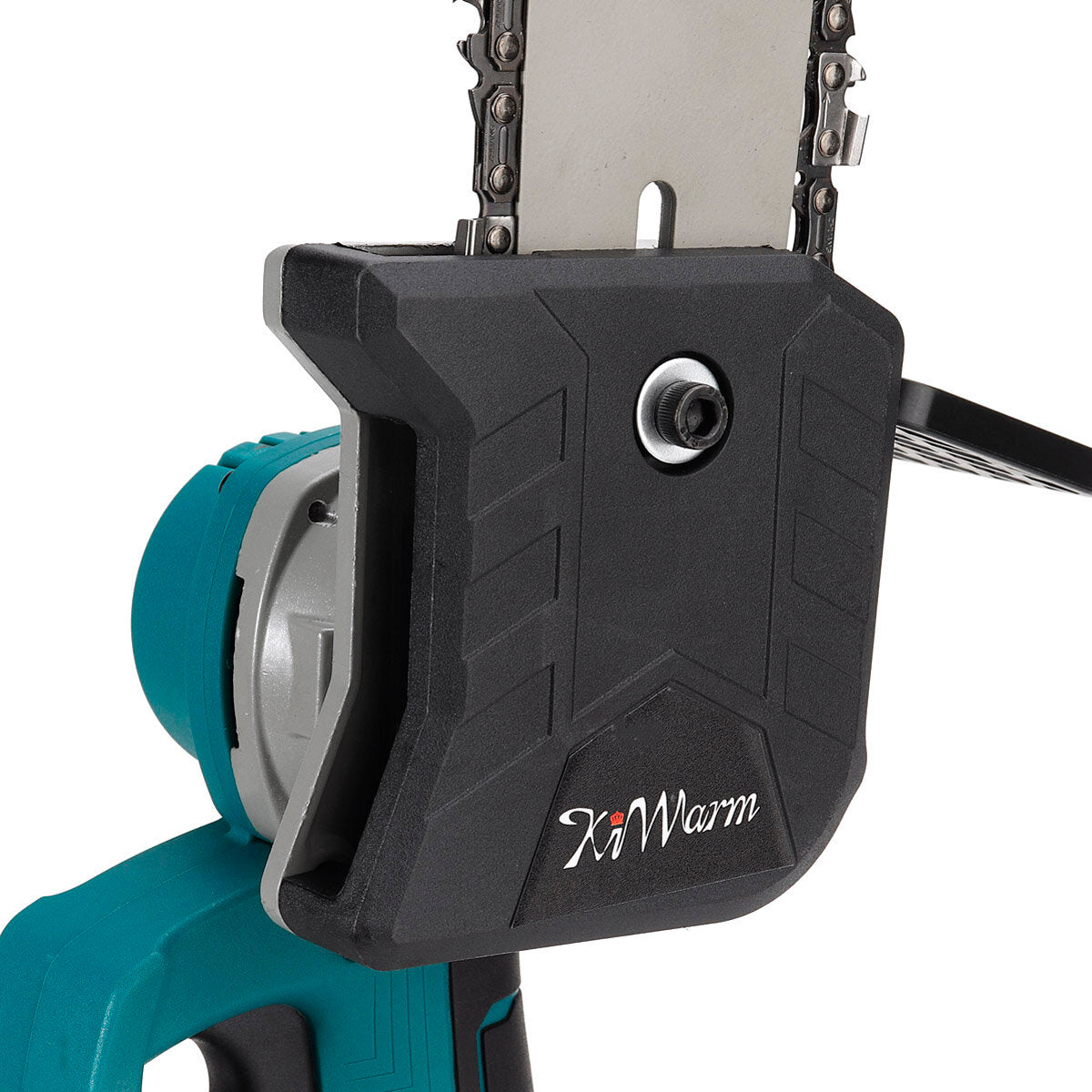 8 Inch Portable Electric Saw Pruning Chain Saw Rechargeable Woodworking Power Tools Wood Cutter Green