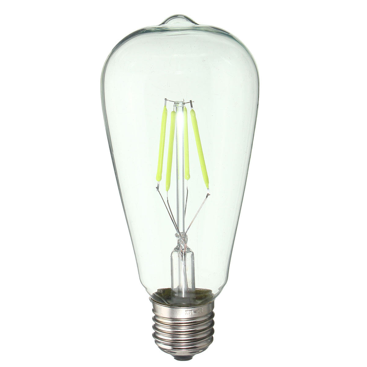 Retro LED 4W Squirrel Cage Colorful Filament Glass Light Lamp Bulb AC 220V