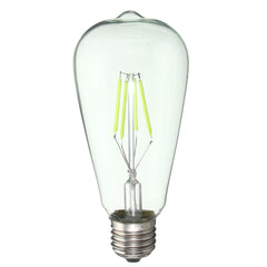 Retro LED 4W Squirrel Cage Colorful Filament Glass Light Lamp Bulb AC 220V