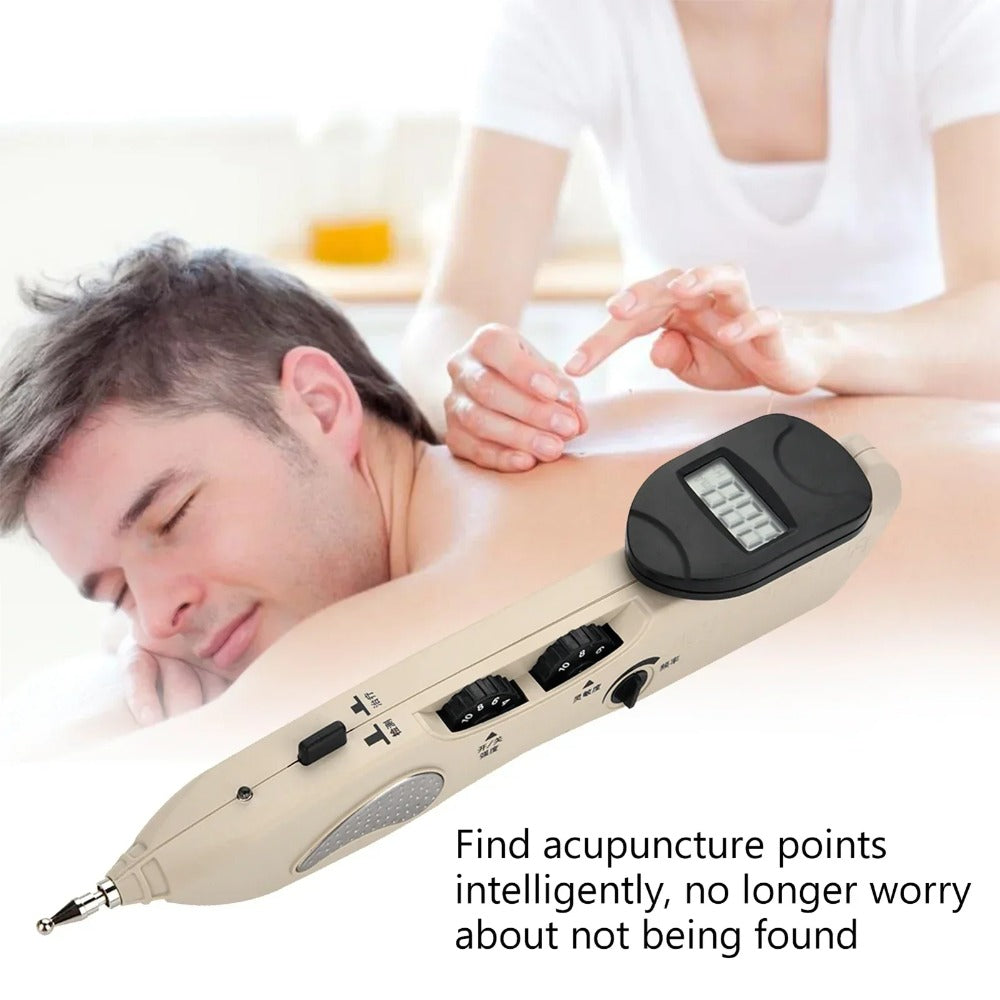 Digital Electronic Acupuncture Pen - Portable, Rechargeable, Adjustable Sensitivity, Audio Tips, Easy to Use, 1pc