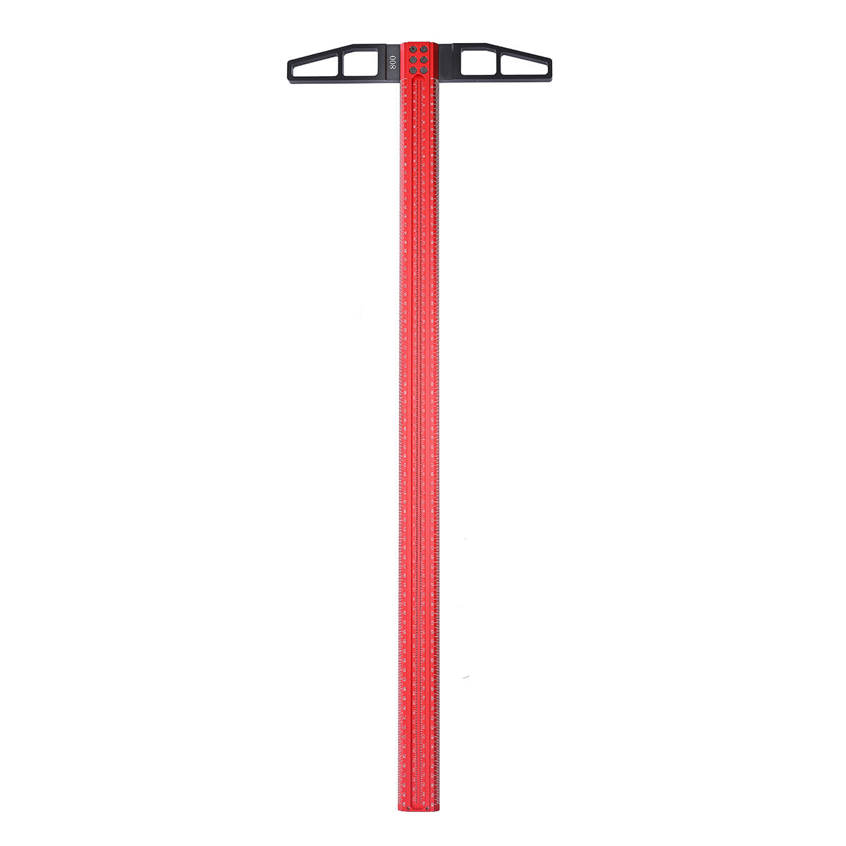 Aluminum Alloy Woodworking T Square Ruler - 800mm/1000mm Precision Marking Gauge for Hole Positioning