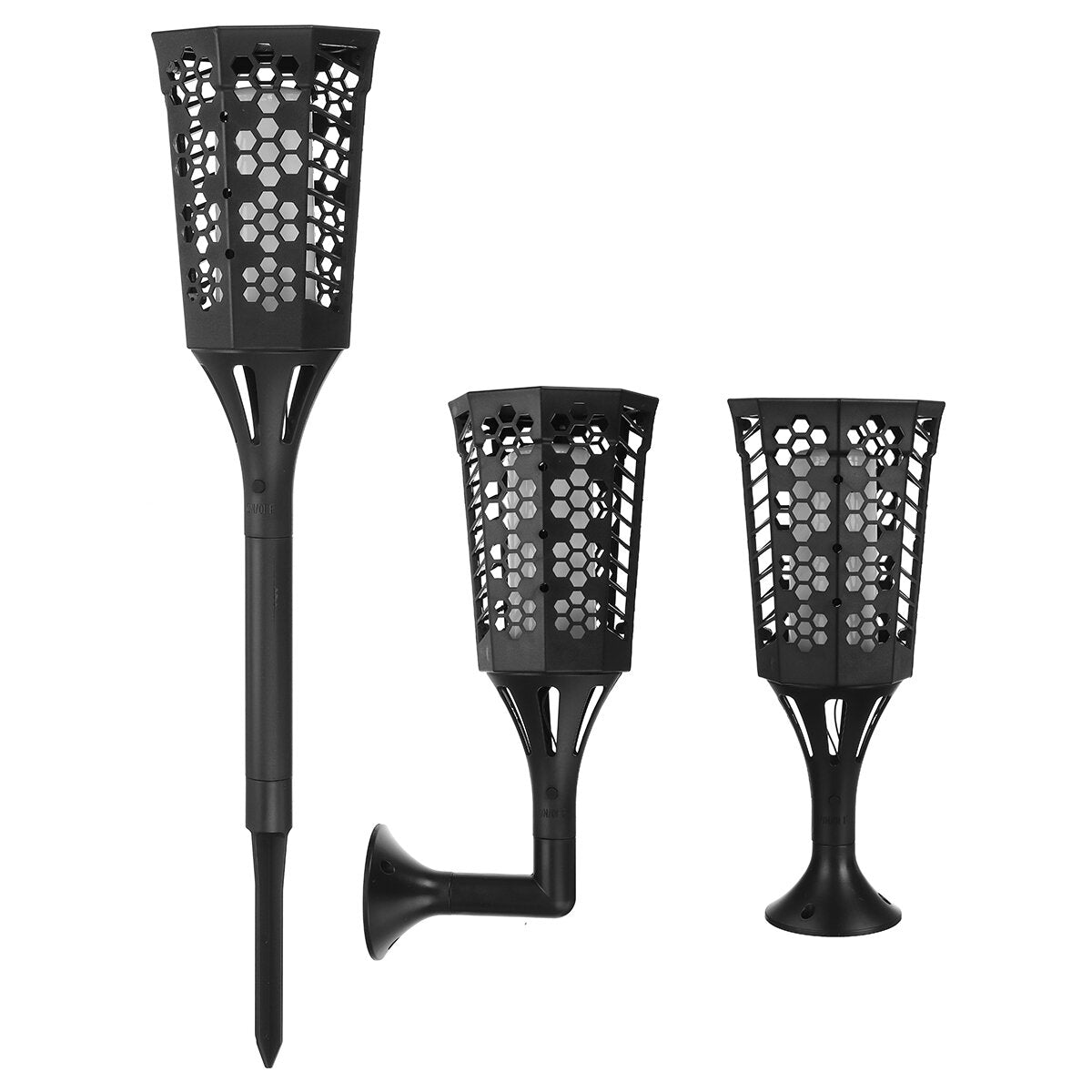 51 LED Solar Lawn Light Outdoor Garden Landscape Light Solar 5.5V/1.8W 1800MAH Light Control + Switch Warm White Light
