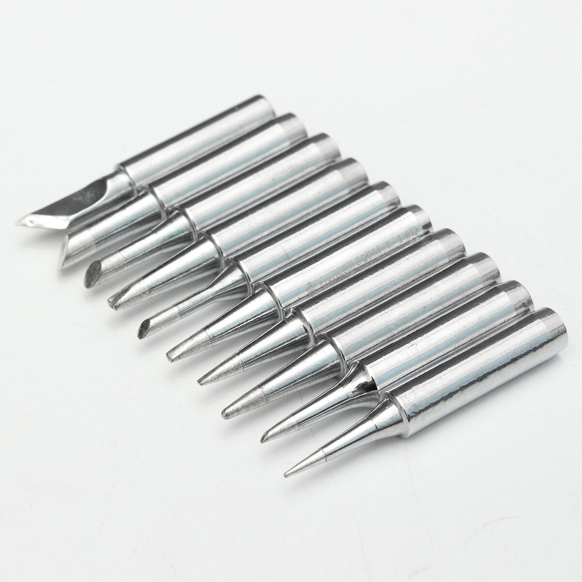 11Pcs 900M-T Soldering Iron Tips for 936 SAIKE ATTEN AOYUE KADA YIHUA Soldering Station