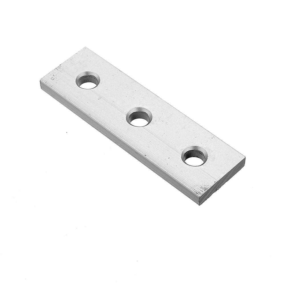 Aluminum Alloy 3 Hole Joining Strip Plate for CNC Router 2020 V-Slot T-Slot Aluminum Extrusions Profiles