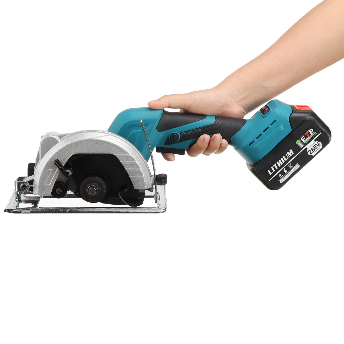 Electric Circular Saw Heavy Duty Wood Steel Cutting Tool Handheld Alloy