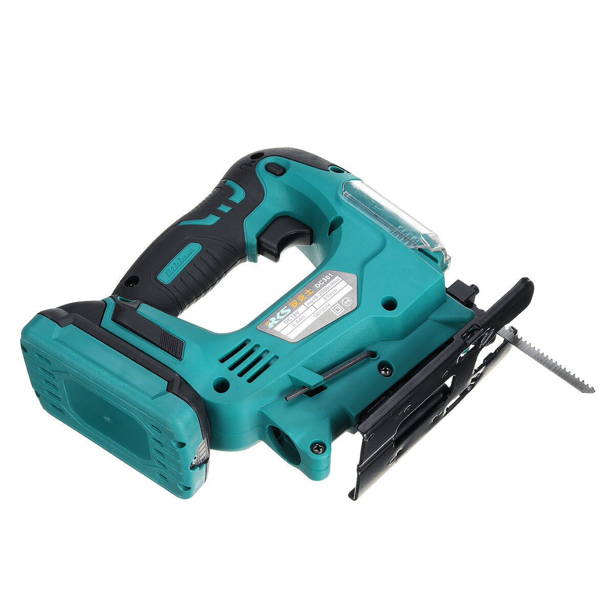 900W 18V Portable Electric Saw Pruning Jig Saw Rechargeable Woodworking Power Tools Wood Cutter W/ 1/2 Battery