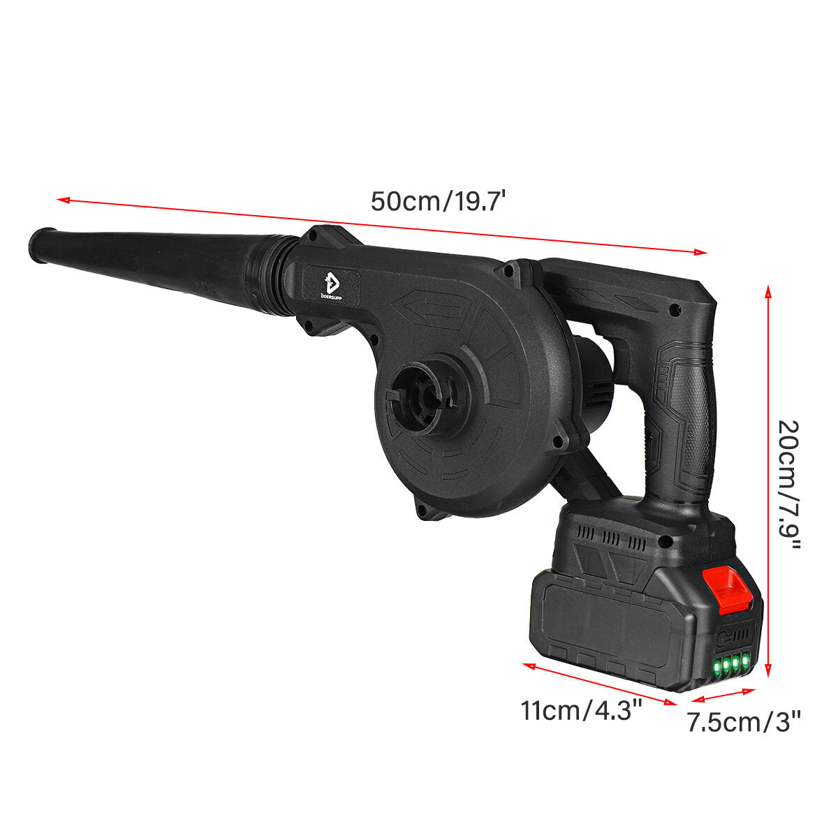 21V 1000W Cordless Electric Air Blower Vacuum Suction Cleaning Leaf Blower Computer Dust Collector