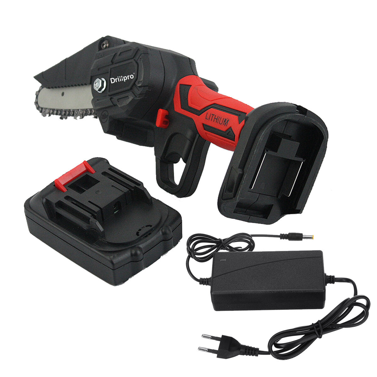 550W 4 inch Electric Chain Saw Woodworking Wood Cutter W/ 1pc/2pcs Battery
