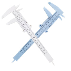 6Inch 150mm Mini Vernier Caliper Double Scale Plastic Measuring Tool 2pcs