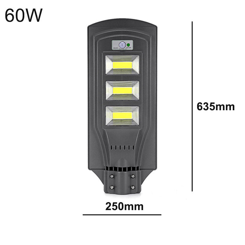 20W 40W 60W Solar Powered PIR Motion Sensor Street Lamp Outdoor Garden Yard Light